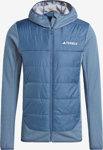 Veste outdoor ADIDAS TERREX en bleu : devant