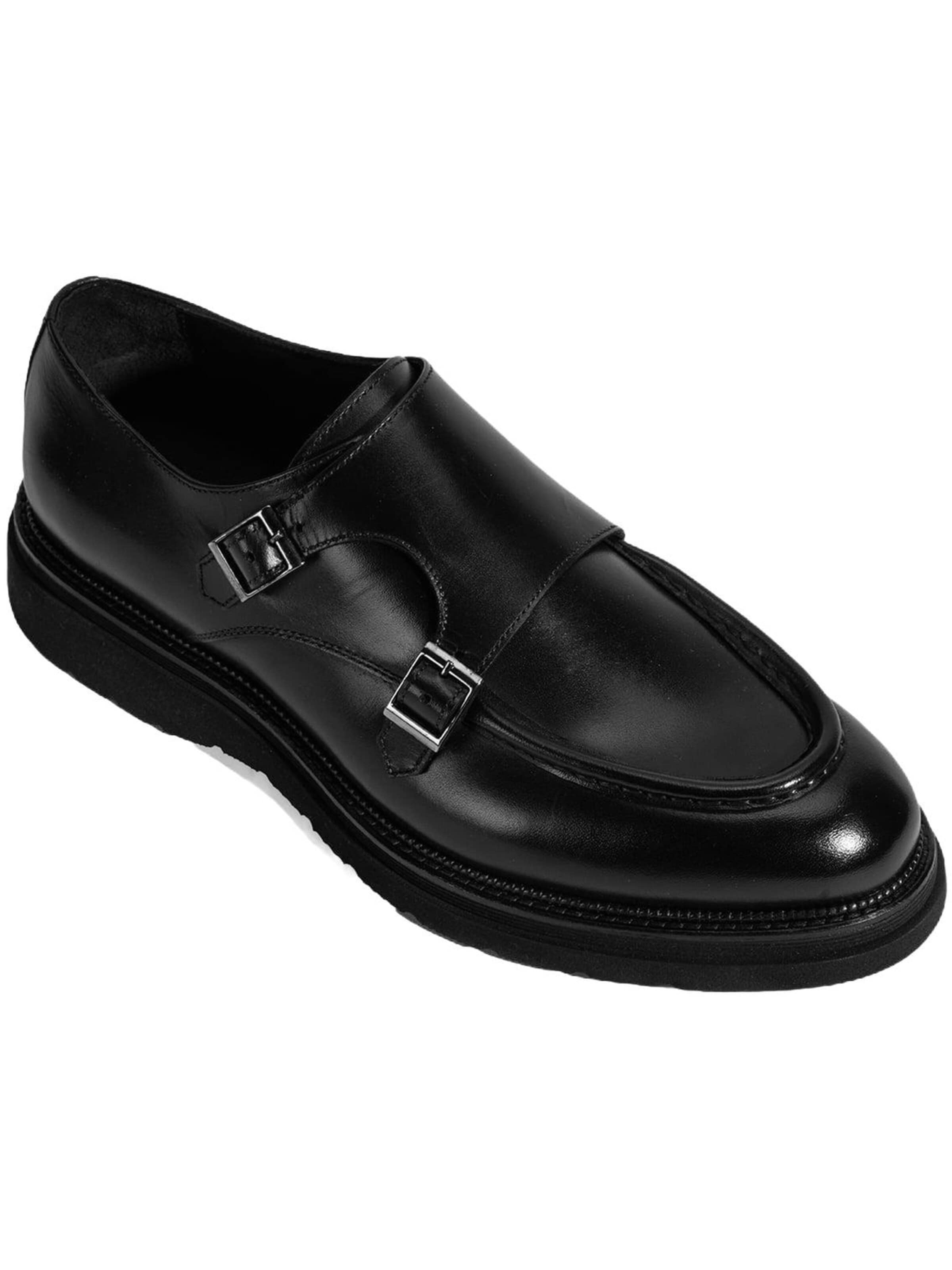 Desa - Zapatillas 'Loafer' en negro: frente