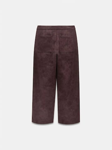 Wide Leg Pantalon Dilvin en marron