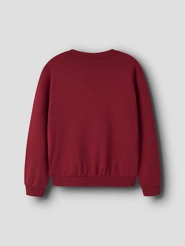 NAME IT Sweatshirt 'NKFVERTRUD' in Red