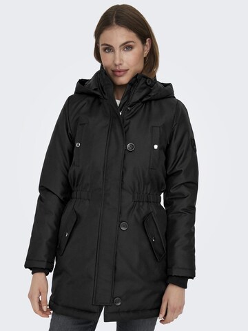 ONLY Übergangsjacke in Schwarz: Vorderseite