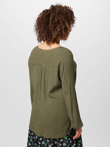 KAFFE CURVE Blouse 'Ami' in Green