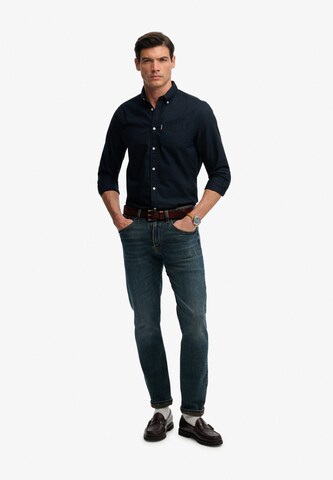 Superdry & Co Comfort fit Overhemd 'Essential' in Blauw