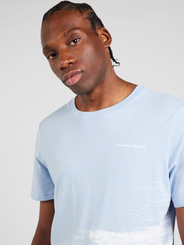 QS T-Shirt in Blau