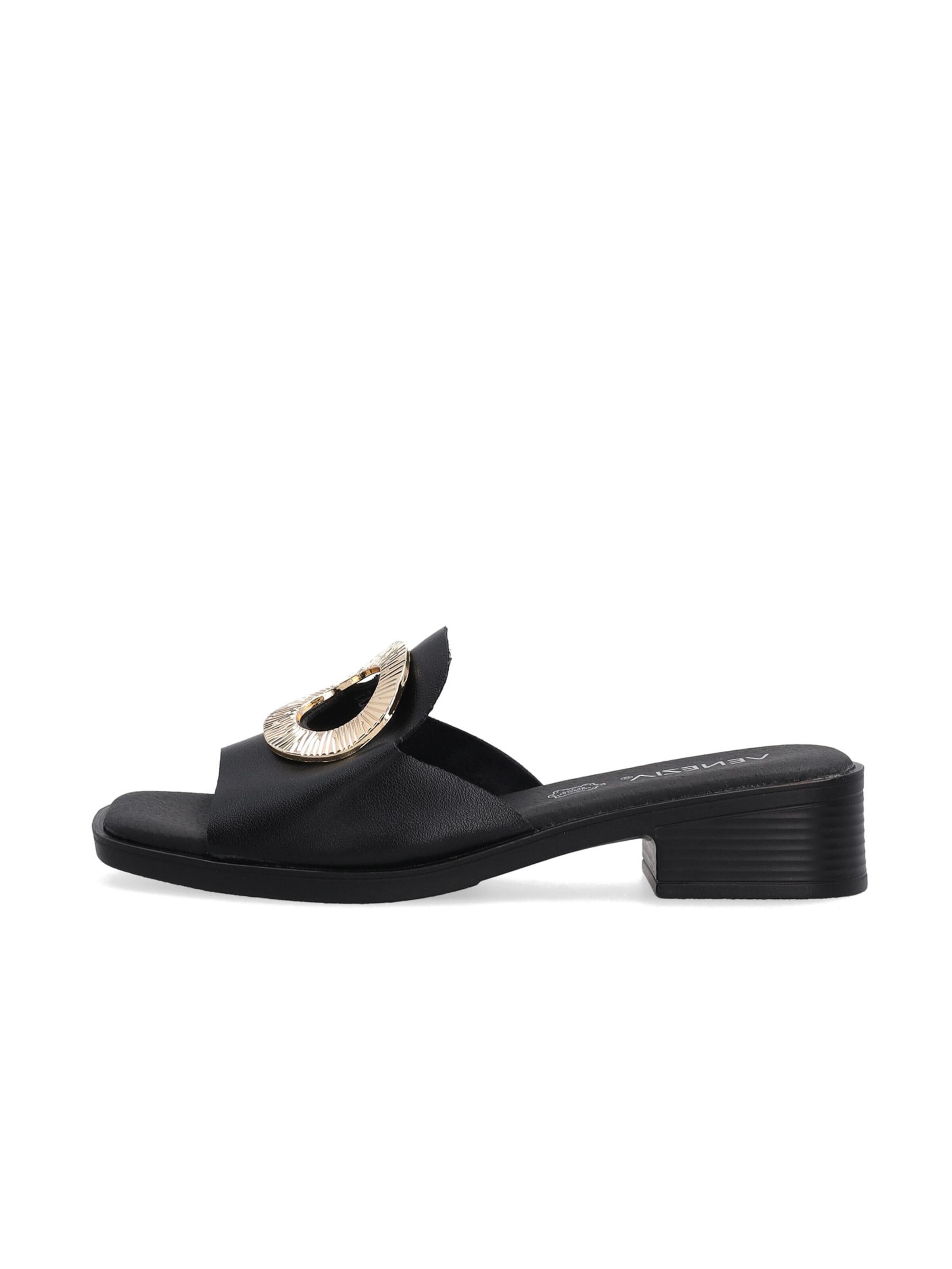 VENEZIA Pantolette 'Venezia'‌‌‌ in Schwarz