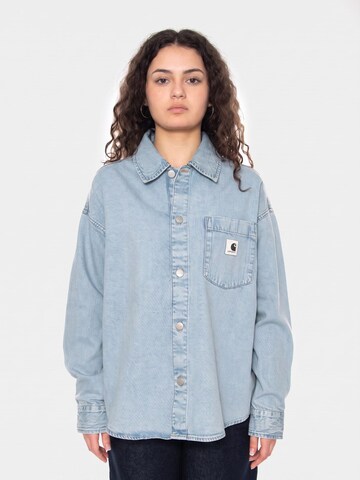 Carhartt WIP Bluse 'W' Alta Shirt Jacket Blue' i blå