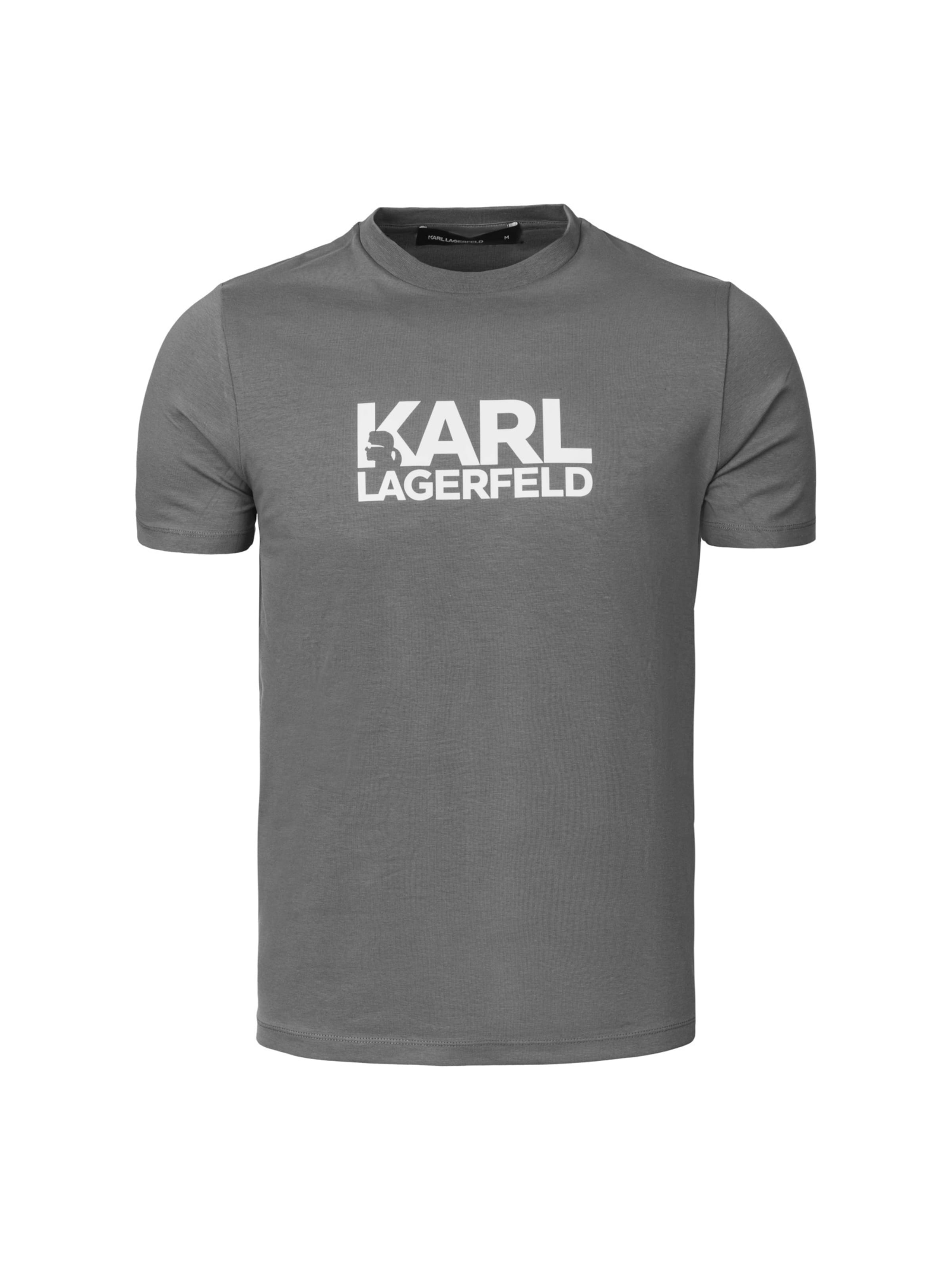 Maglietta di Karl Lagerfeld in grigio: frontale