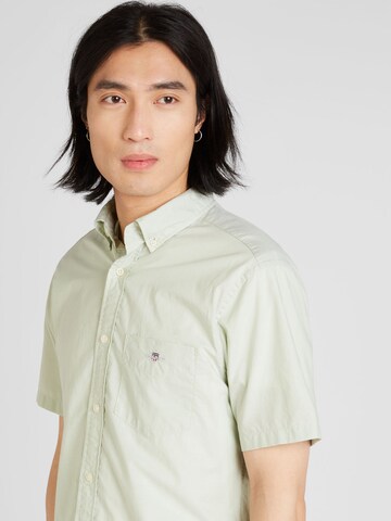 GANT Regular fit Overhemd in Groen