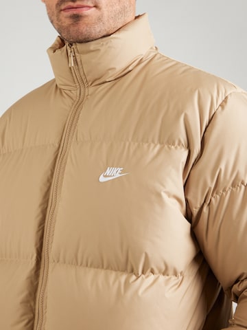 Nike Sportswear Vinterjacka 'CLUB' i beige
