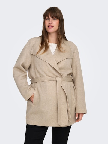 ONLY Carmakoma - Abrigo de entretiempo 'CARSedona' en beige: frente