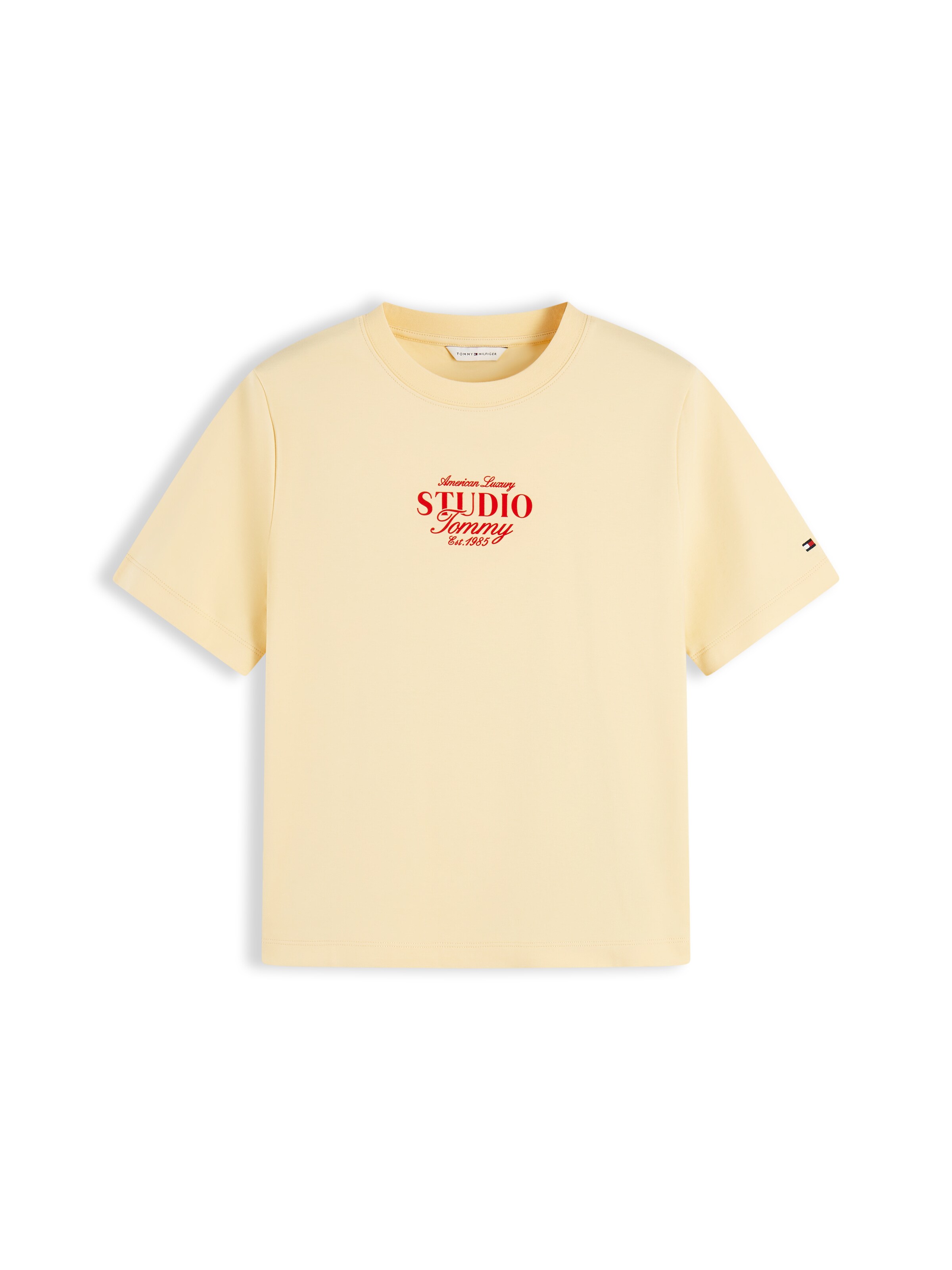 TOMMY HILFIGER Shirt 'STUDIO TOMMY' in Geel: voorkant