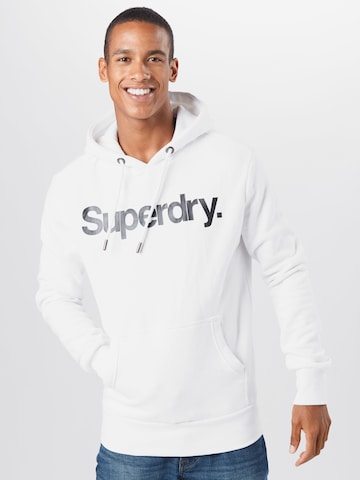 Superdry Sweatshirt in Weiß: predná strana