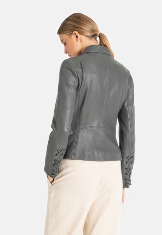 Werner Christ Lederjacke Nala in Grau