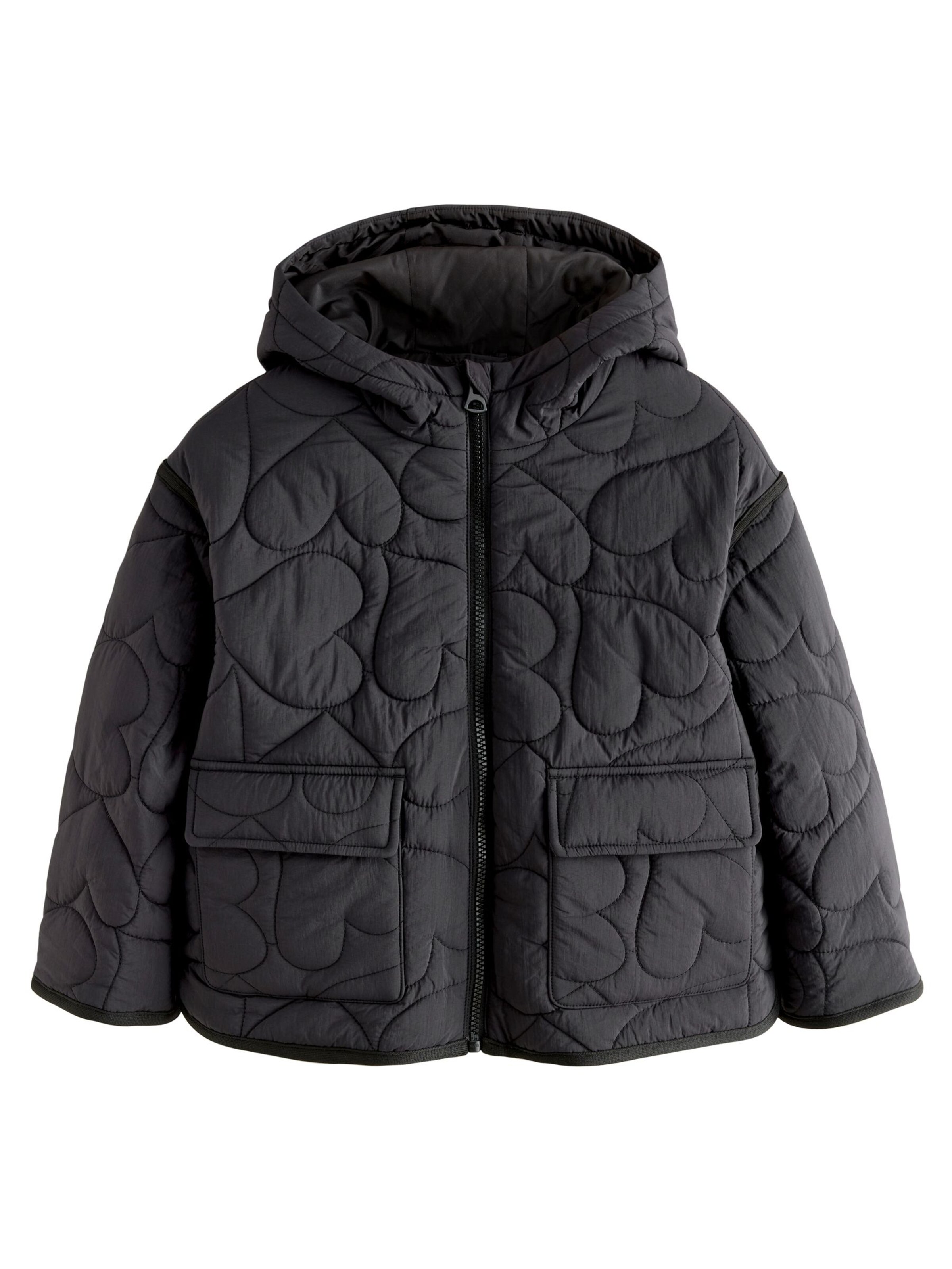 Next Преходно яке в черно: отпред