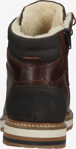 BULLBOXER Lace-Up Boots in Brown