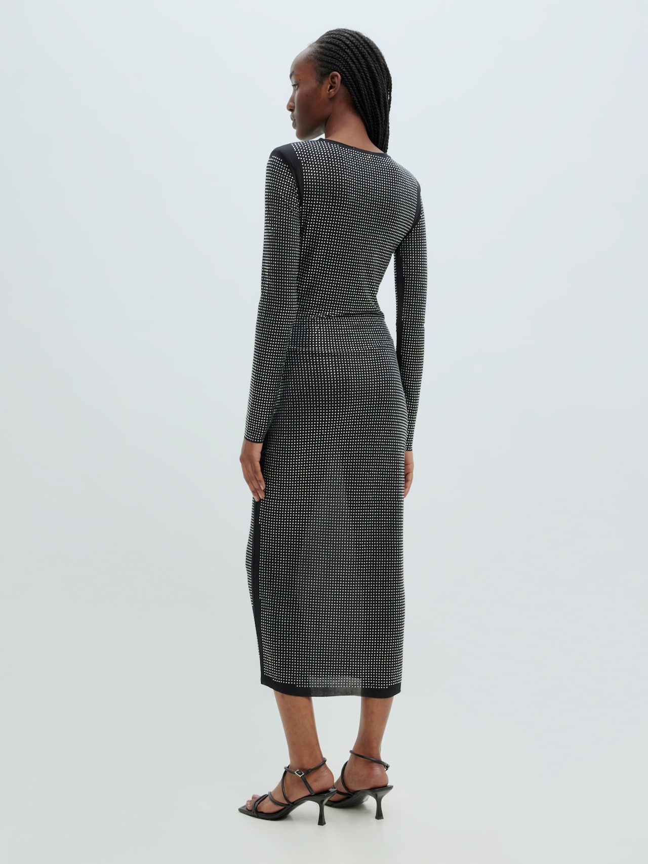 EDITED Produkte Kleid 'Geerke' silbergrau