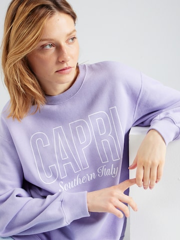 Sweat-shirt HOLLISTER en violet