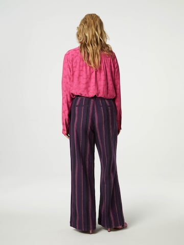 Fabienne Chapot Wide leg Pants 'Remi' in Purple