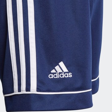 ADIDAS PERFORMANCE Regular Sportbroek 'Squad 17' in Blauw