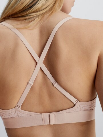 Calvin Klein Underwear Triangle Bra 'Intrinsic ' in Beige