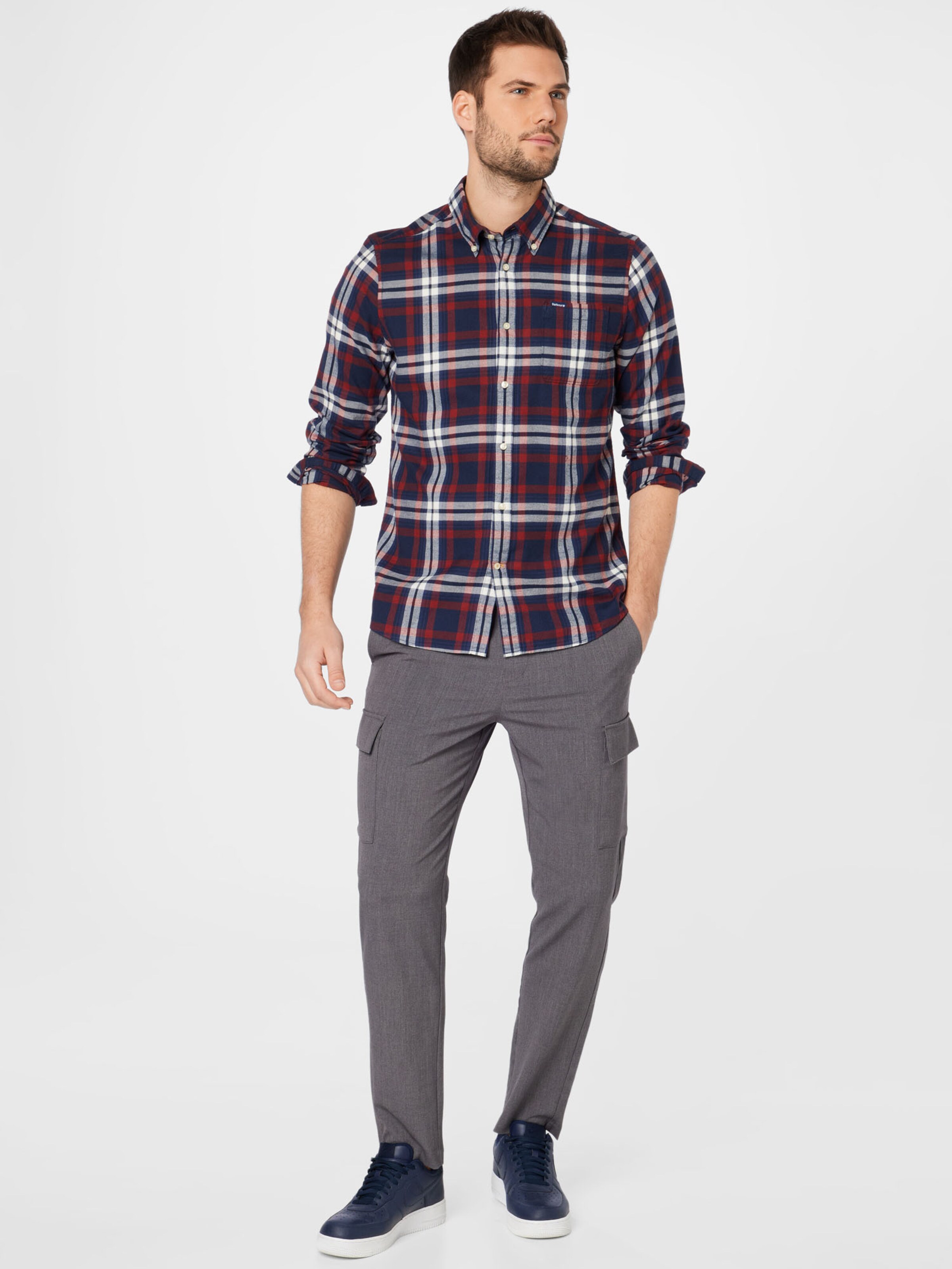Männer Hosen Lindbergh Cargohose in Grau - IK62025 Männer Hosen Lindbergh Cargohose in Grau - IK62025