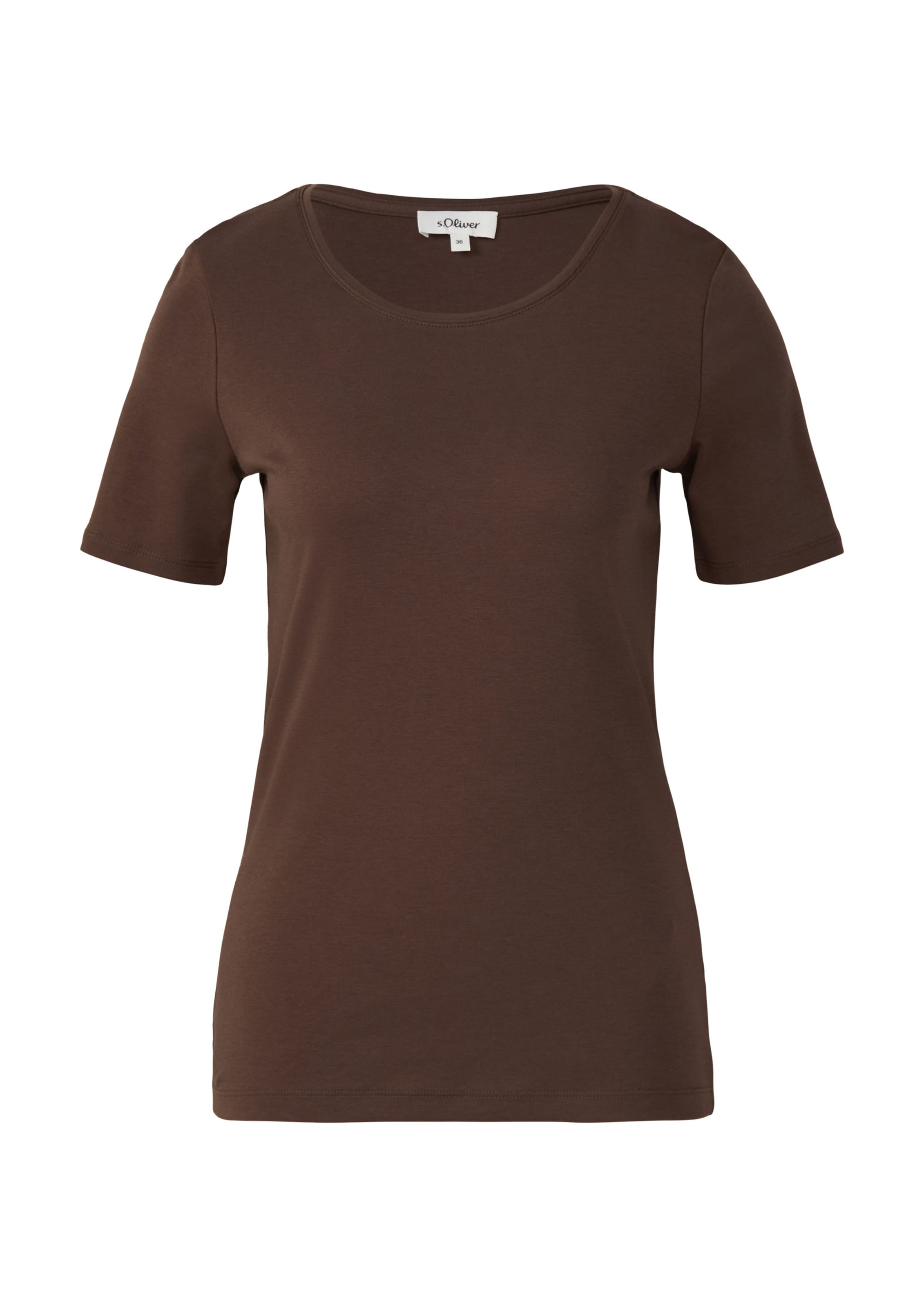 T-shirt s.Oliver en marron : devant
