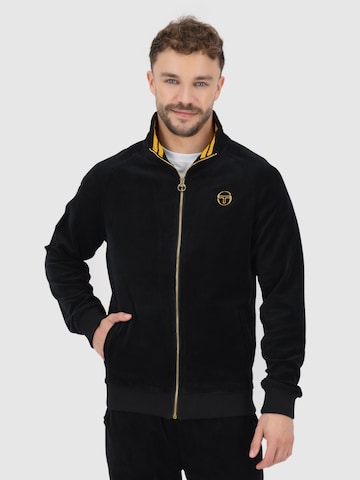 Sergio Tacchini Trainingsjacke in Schwarz: Vorderseite