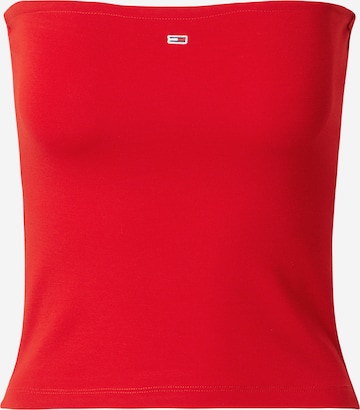 Tommy Jeans Top 'ESSENTIAL' in Red: front