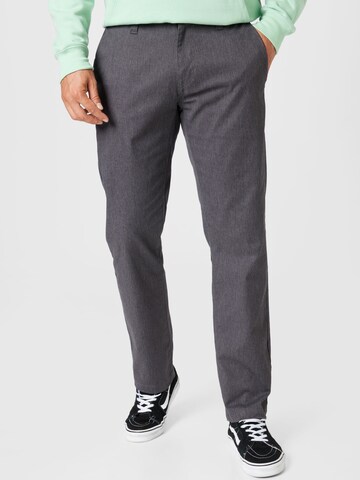 Volcom Regular Chino trousers 'FRICKIN' in Grey: front