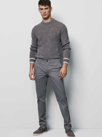 MEYER Regular Chino Pants in Grey