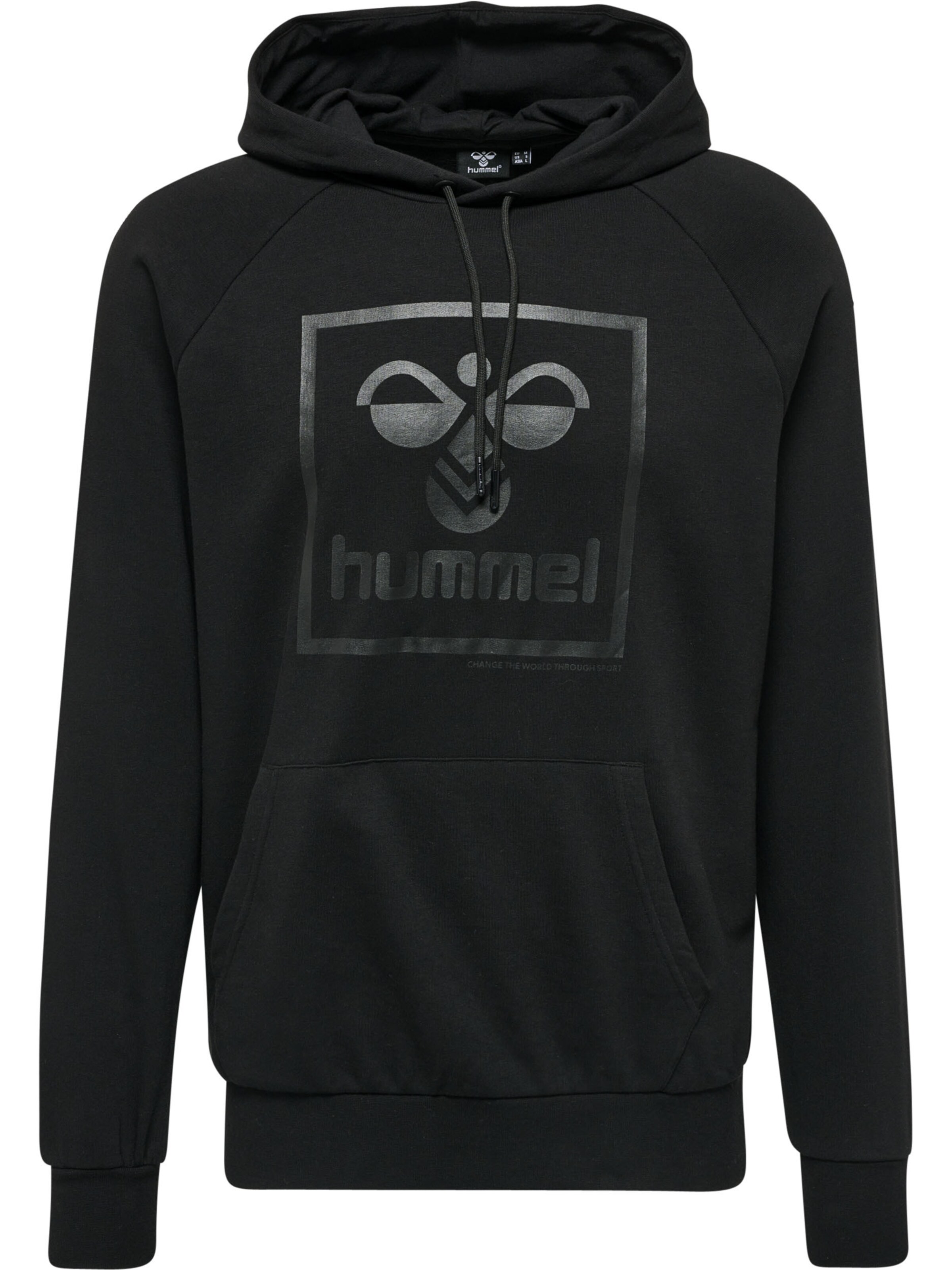 Hummel Sweatshirt in Zwart: voorkant