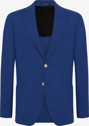 Coupe regular Veste de costume Boggi Milano en bleu : devant