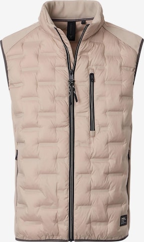 CASAMODA Vest 'Basic' in Beige: front