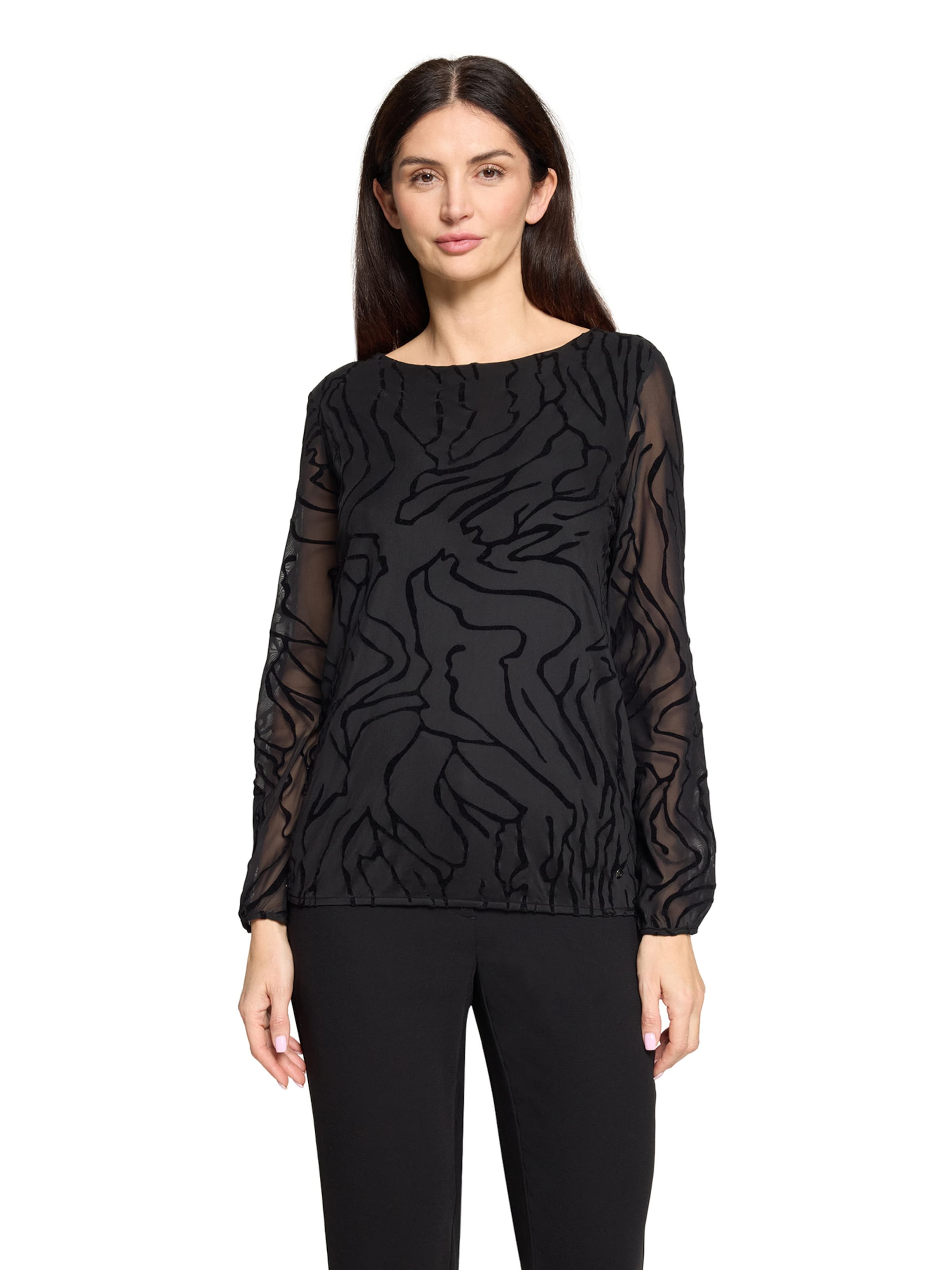 Maglietta di Betty & Co in nero: frontale