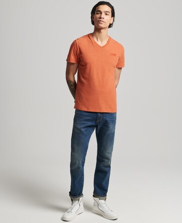 Superdry Shirt 'Vintage' in Orange