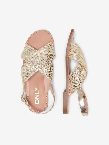 ONLY Sandals 'ONLMANDALA-19' in Gold