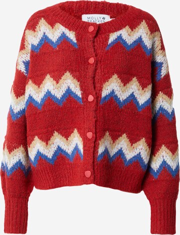 Molly BRACKEN Knit Cardigan in Red: front