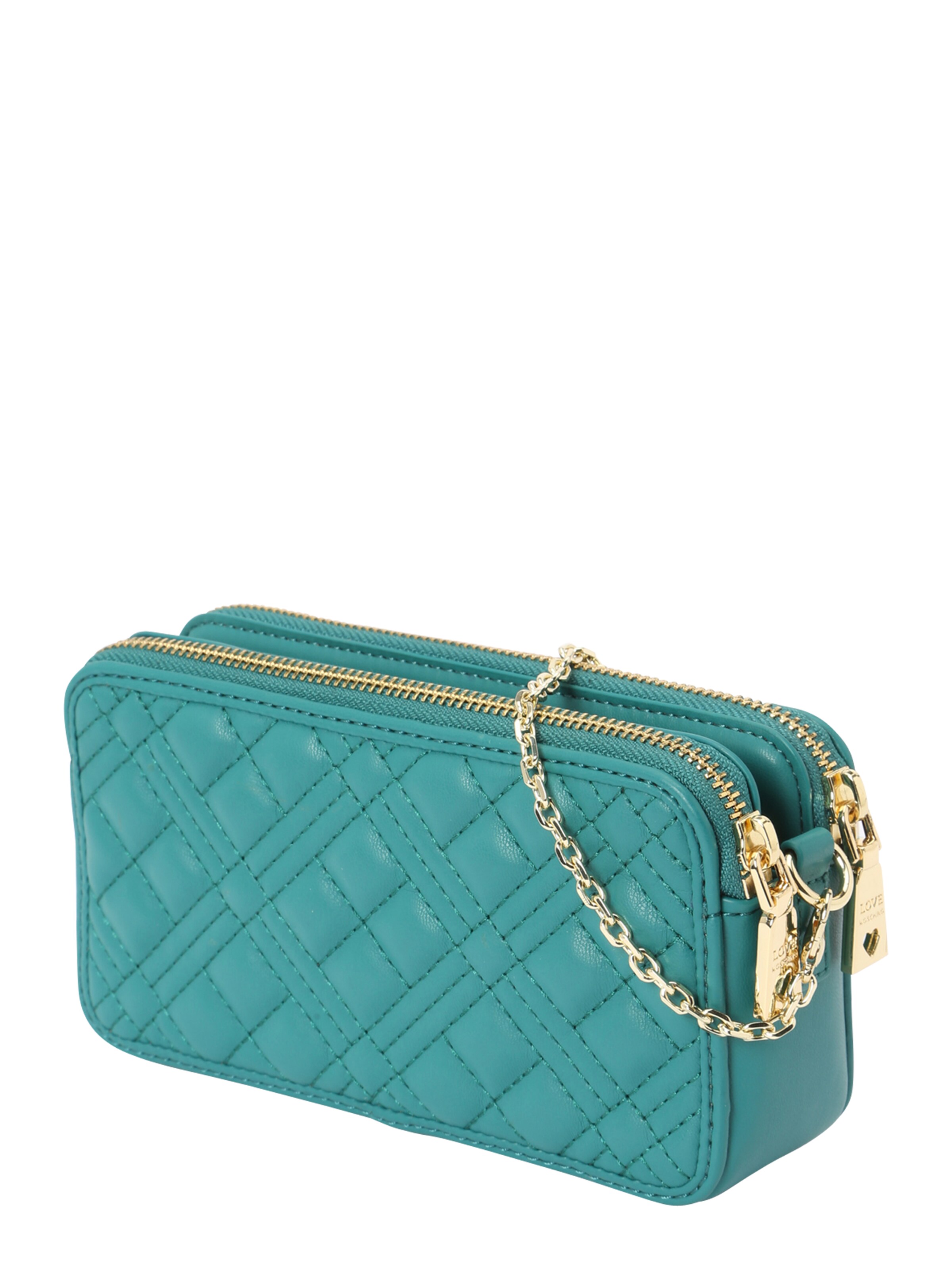 Pochette 'PORTAFOGLI' Love Moschino en vert : devant