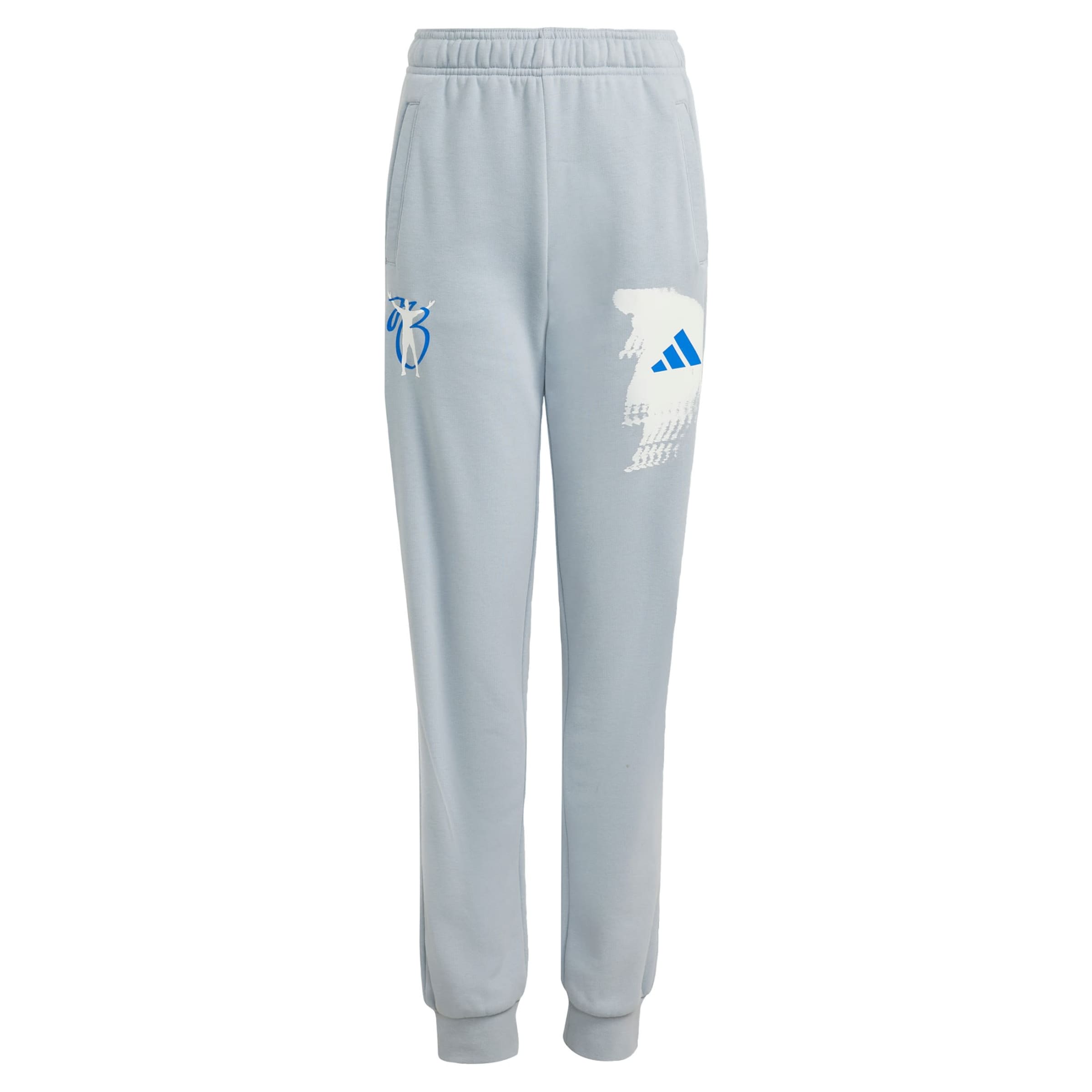 ADIDAS PERFORMANCE Tapered Sporthose 'Jude Bellingham' in Grau: Vorderseite