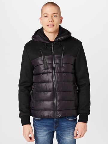 River Island Between-Season Jacket in Black: front