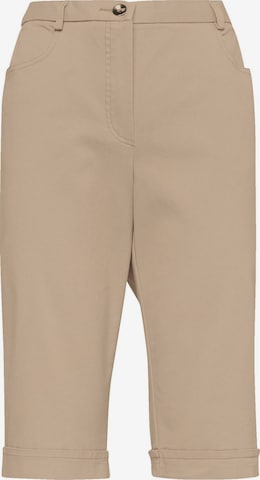 Regular Pantalon Goldner en beige : devant