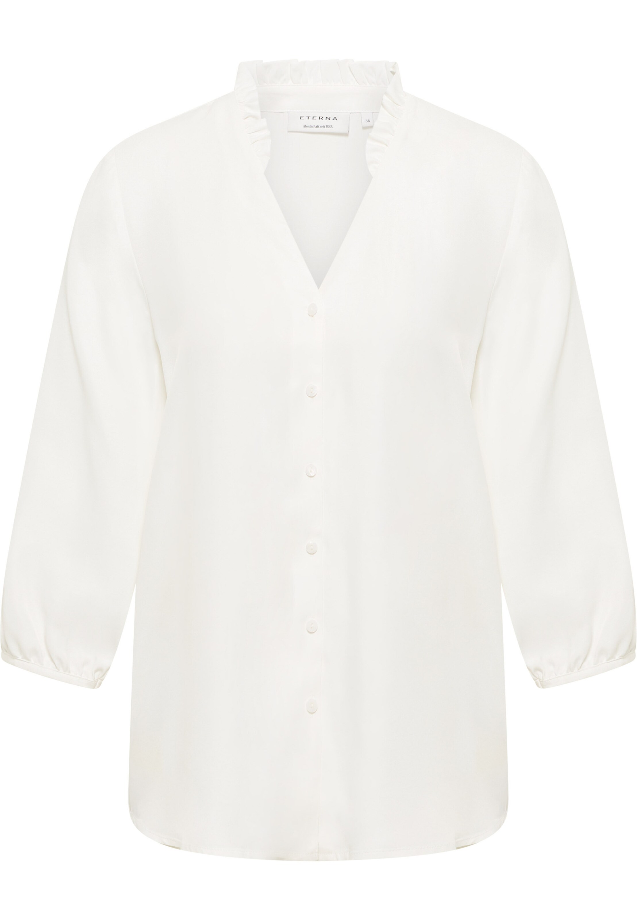 ETERNA Blouse in Wit: voorkant