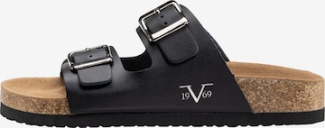 19V69 ITALIA Sandaal in Zwart: voorkant