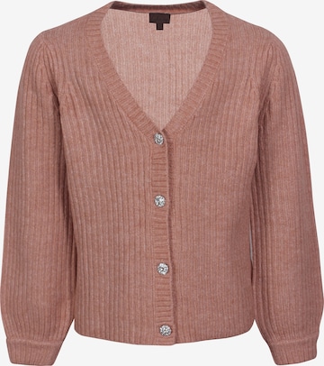 Kids Up Knit Cardigan 'Isabelle' in Pink: front