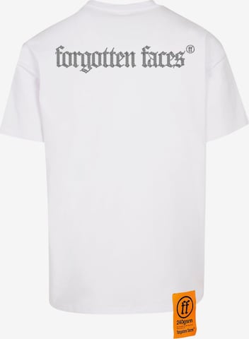 Forgotten Faces T-shirt 'Diamond Skull' i vit