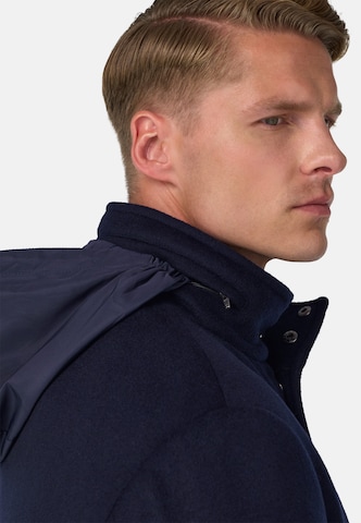 Boggi Milano Between-seasons coat in Blue