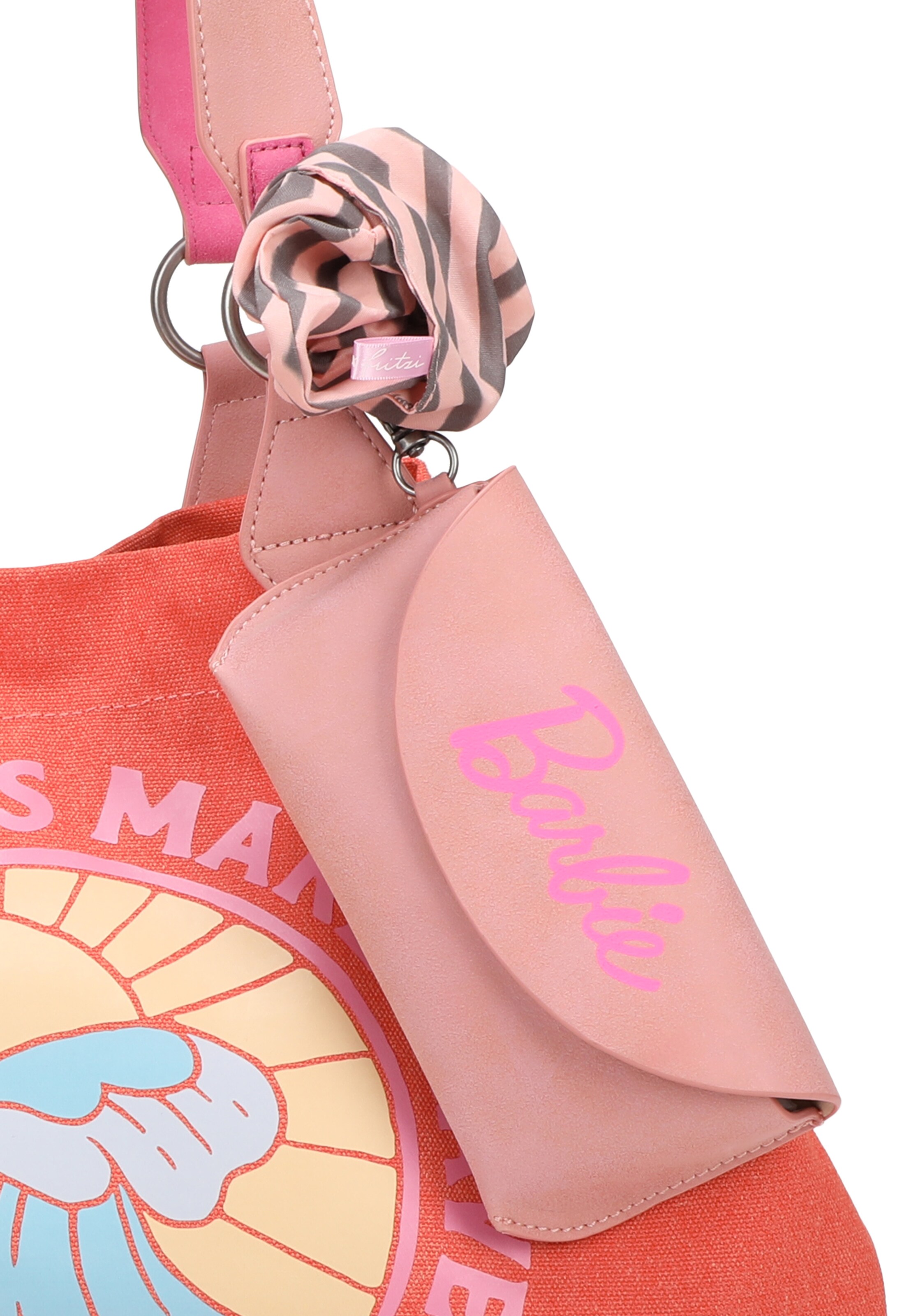 Fritzi aus Preußen Shopper 'Izzy Medium Big Wave Limited Barbie' in Orange