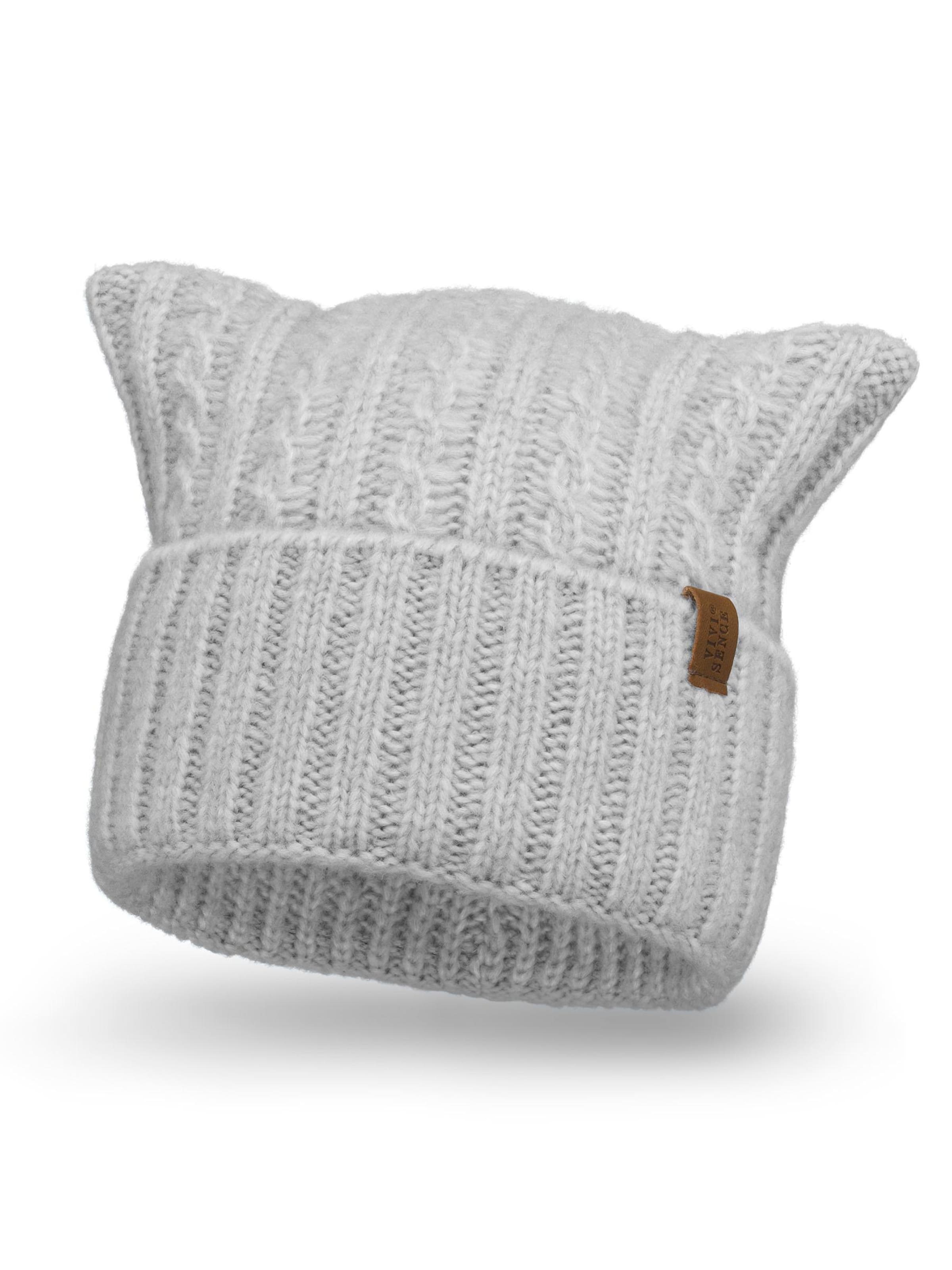 Vivisence Beanie '70117' in Grey: front