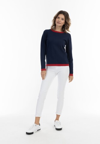 Pull-over usha BLUE LABEL en bleu