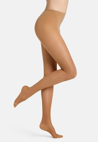 camano Tights in Beige: front